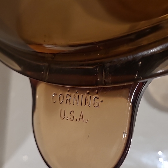 Corningware vision cookware amber saucer pot 4.5L USA 10.5"×5" used - Picture 4 of 8